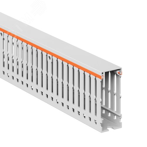 Короб перфорированный, без галогенов, светло-серый RLHF6 25x60 - DKC (ДКС)