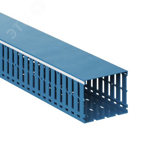 Короб перфорированный RL12 100x80 синий  QUADRO - DKC (ДКС)