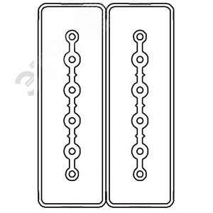 Секция прямая шинопровод 1+1 точек отвода L=1000мм Cu 6P+6P40A (LTC40MSP44AA000)