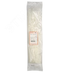 Хомут 360х4.8мм белый (100шт) (25219) 3