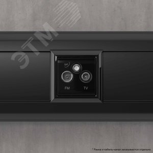 Avanti TV-FM-SAT ''Черный квадрат'', 16A, 2 модульный - фото 6