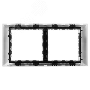 Avanti Рамка-суппорт для In-liner Front серебрист ый металлик 4модуля 3