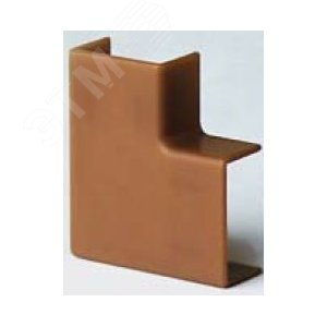 APM Угол плоский 25x17 коричневый