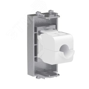 Avanti Компьютерная розетка RJ-45 без шторки      модульная, кат.5е, "Avanti", Закаленная сталь, 1  модуль - фото 3