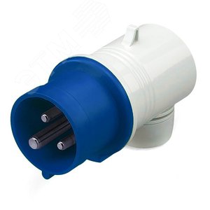 Вилка кабельная угловая IP44 16A 2P+E 230В - DKC (ДКС)