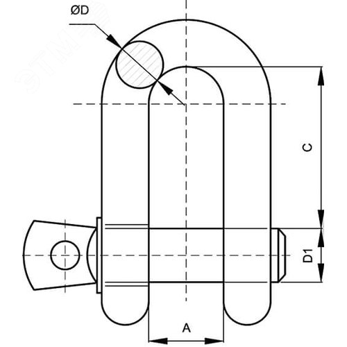 Скоба такелажная D5 - фото 2