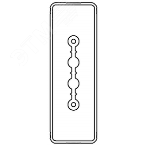 Секция прямая шинопровод 3+0 точек отвода L=3000мм Cu 2P 25A (LTC25ASP43AA000)