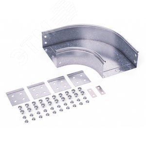 Угол CPO 90 горизонтальный 90 градусов 500х50 в комплекте крепежные элементы соединительные пластины