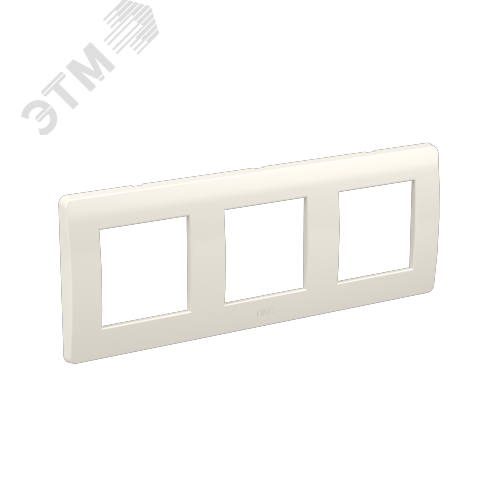 BRAVA Рамка 3 поста 6 модулей белая