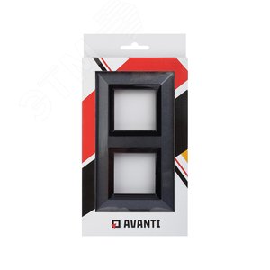 Рамка из металла, ''Avanti'', темно-серый, 4 модуля 5