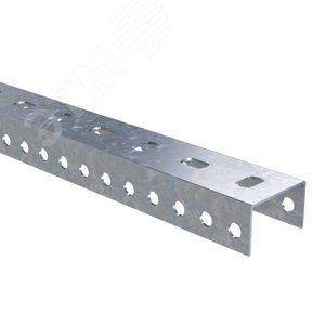 П-образный профиль PSM, L6000, толщ.2,5 мм, нержавеющая сталь AISI 304 (IBPM2960C)