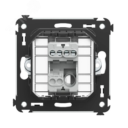 Avanti Выключатель одноклавишный, в стену Закаленная сталь 3