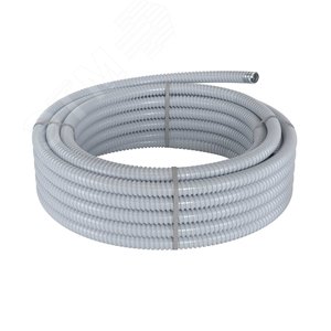 Металлорукав DN 20мм в ПВХ изоляции Dвнутр.20.5мм Dнар.25.5мм (50м) серый 3