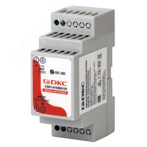 Источник питания MODULAR POWER, однофазный, 1 5Вт,1.2А, 12В'' - DKC (ДКС)