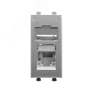 Avanti Компьютерная розетка RJ-45 модульная, кат. 6 экранированная,,Закаленная сталь, 1 модуль - DKC (ДКС)