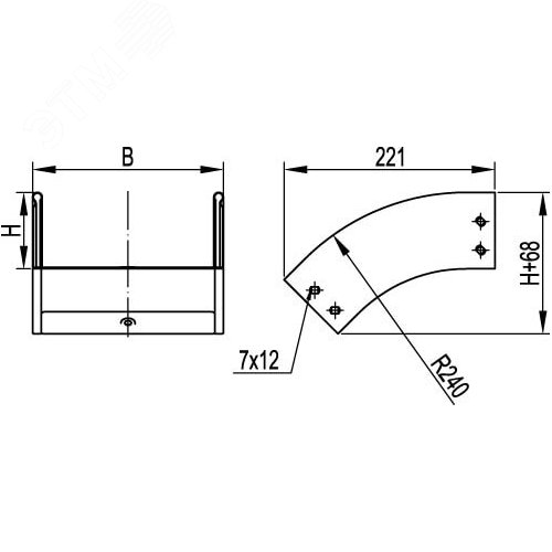 Трансформатор тока CT125 1200A, класс 0.5S, 15ВА - фото 2