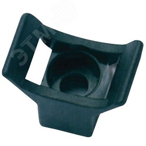 Держатель к хомуту 9.4мм черный (100шт)