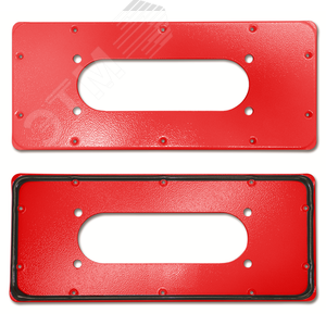 Фланец красный для ST c перфорацией тип3