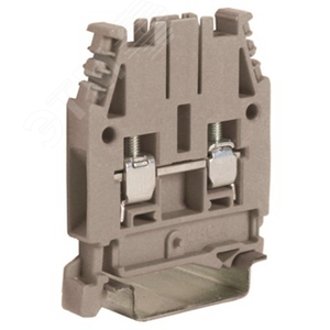 CBC.4GR Зажим проходной серый 4 кв.мм