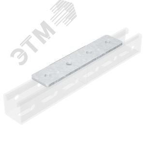Пластина соединительная, длина 190 мм, 4отв., INOX 304 (IBMD1012C) - DKC (ДКС)