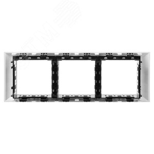 Avanti Рамка-суппорт для In-liner Front  серебристый металлик 6модулей - фото 3