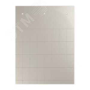 Табличка полужесткая 27x15мм. Установка в держатель. ПВХ-0,5. Металлик (24 шт. на пластине, упак. по 10 листов)