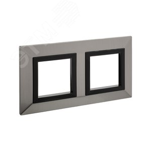 Рамка из металла, ''Avanti'',  никелированная, 4 модуля 2