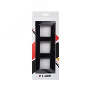 Рамка из металла, ''Avanti'', черная, 6 модулей 5