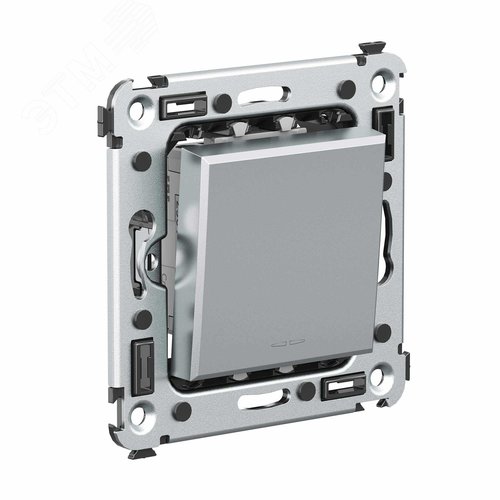 Avanti Выключатель одноклавишный, в стену Закаленная сталь 2