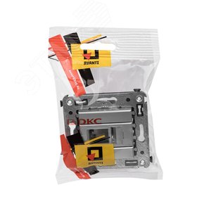 Avanti Компьютерная розетка RJ-45 в стену кат.5e  одинарная Закаленная сталь (4404463) 5