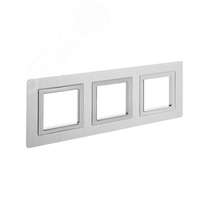 Рамка из алюминия, ''Avanti'', серая, 6 модулей 2