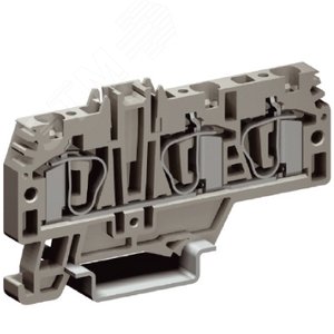 HMM.4/1+2GR Зажим проходной 4кв.мм 1ввод/2 вывода - DKC (ДКС)