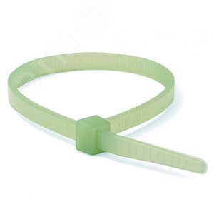 Хомут 365х7.8мм зеленый (100шт) (25227T)