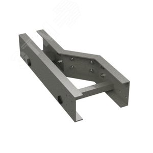 Переходник левосторонний  Н=150, B=400, В1=300, стеклопластик (GLL15430R)