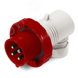 Вилка кабельная угловая IP67 32А 3P+E 400В - DKC (ДКС)