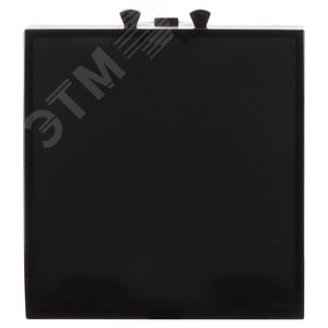 Avanti Вывод кабеля модульный , Черный квадрат, 2 модуля