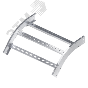 Угол вертикальный внешний 45 градусов 100х900, R600, 1,5 мм, AISI 304 (ILPM61090C)