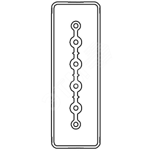 Секция прямая шинопровод 3+0 точек отвода L=3000мм Cu 6P 40A (LTC40LSP43AA000) - DKC (ДКС)