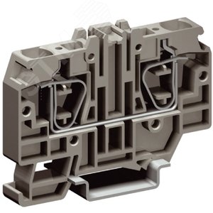 Зажим проходной HMM.10/GR 10 кв.мм серый QUADRO (ZHM330GR) - DKC (ДКС)
