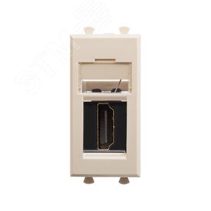 HDMI розетка модульная, тип А-А, Avanti, ванильная дымка, 1 модуль - DKC (ДКС)