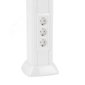 Телескопическая алюминиевая колонна, 2.7 - 4.2м, цвет белый, ДКС - фото 2