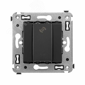 Avanti Диммер кнопочный в стену для LED ламп, , Черный матовый - DKC (ДКС)