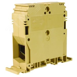 Зажим силовой кабель/кабель GPA.150/FIXGR серый 150 кв. мм/крепление на плату QUADRO (ZGF200GR) - DKC (ДКС)