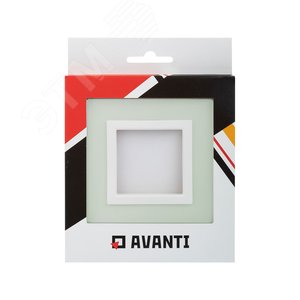 Рамка из натурального стекла, ''Avanti'', светло-зеленая, 2 модуля - фото 5