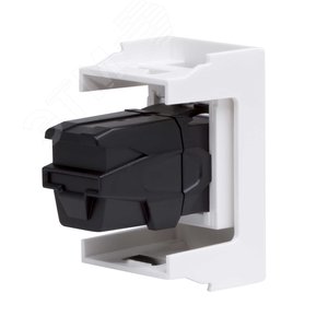 USB 3.0 розетка, ЭУИ Вива (Viva), белая, 1 мод. - фото 4