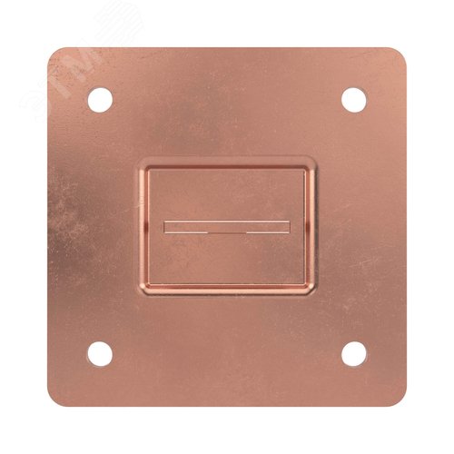 Держатель для плоской кровли металлический 150 мм медь 4