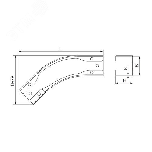 Трансформатор тока CT80 600A, класс 0.2, 2.5ВА - фото 2