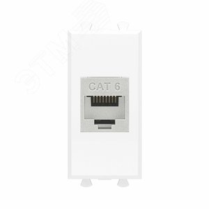 Avanti Компьютерная розетка RJ-45 без шторки      модульная кат.6е экранированная Белое облако 1    модуль - DKC (ДКС)