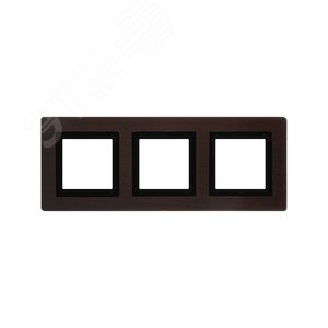 Рамка из натурального дерева, ''Avanti'', венге, 6 модулей