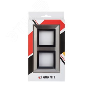 Рамка из металла, ''Avanti'',  никелированная, 4 модуля 5